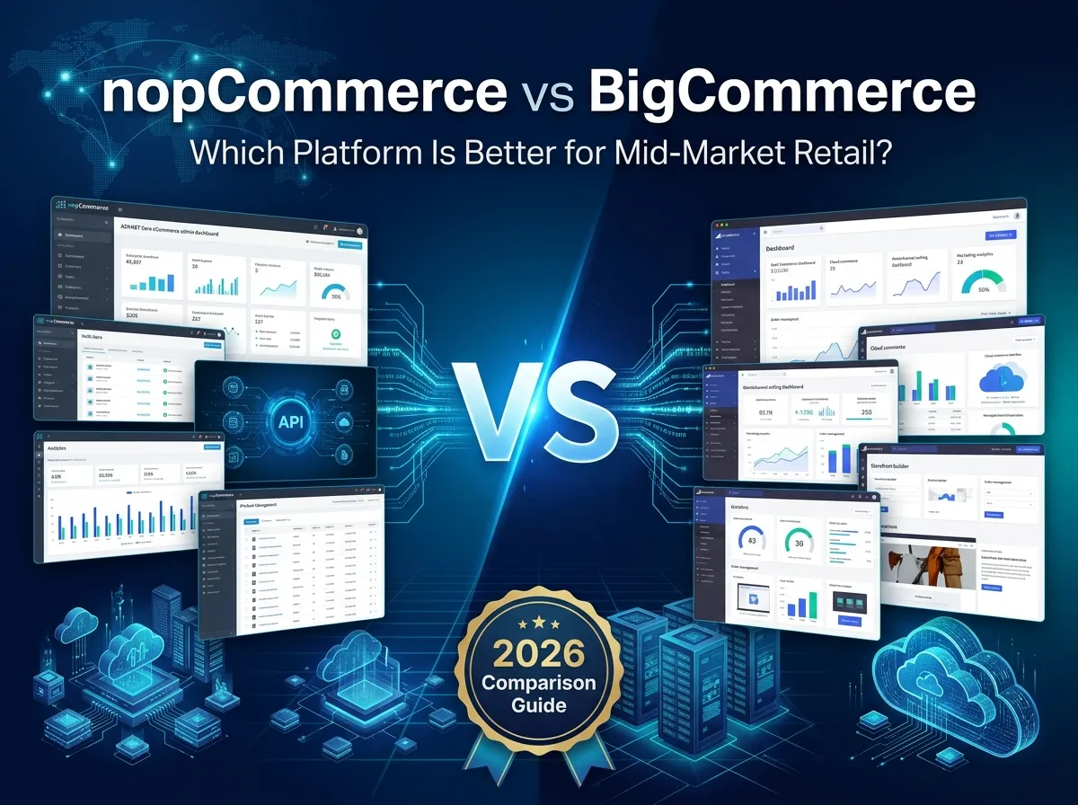 nopCommerce vs BigCommerce: Which Is Better for Mid-Market Retail?